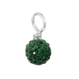 Emerald Green Pave Bead