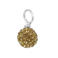 Gold Pave Bead