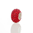Red crystal bead 