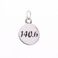 Sterling Silver round 140.6 charm. 