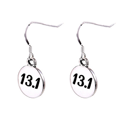 13.1 sterling silver round earrings.
