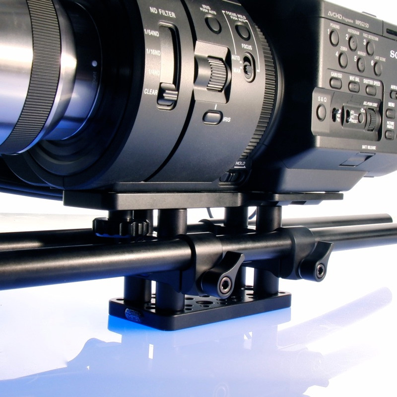 Sony NEX FS700 Baseplate with 2X4 tripod base - Berkey System