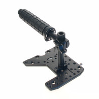 Top view, Sony FS700 top mount cheeseplate with handle
