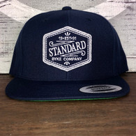 Snapback Hat Navy EST Logo