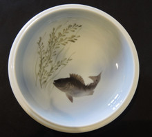 Vintage Royal Copenhagen Hand Painted Fish Bowl