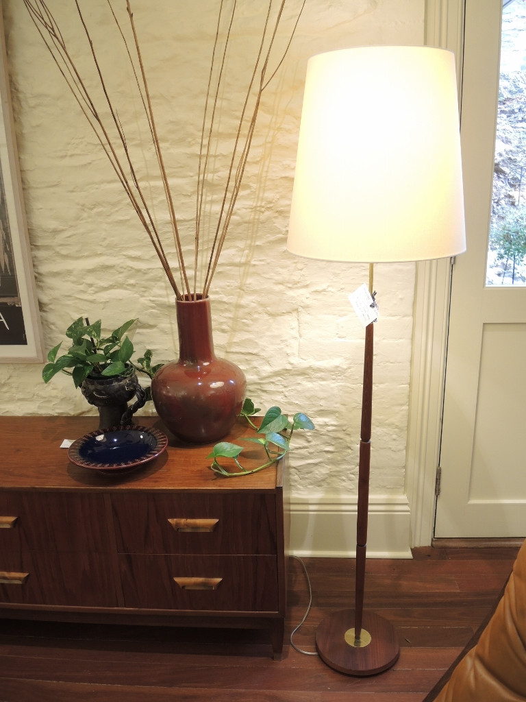 vintage danish floor lamp