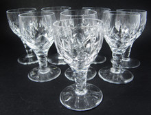 8 Vintage Stuart Crystal Carlingford liqueur Glasses