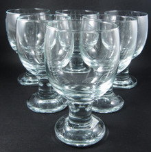 6 Vintage Holmegaard Krog - Danish Inn beer lager glasses Per Lutkin 1971