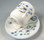 Vintage Shelley Blue Rock Miniature Cup and Saucer