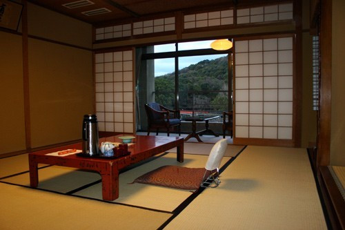 A ryokan room by day