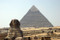 The Sphinx And Great Pyramid