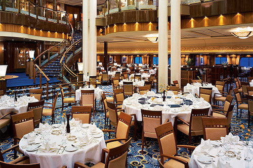Cunard's Britannia Dining Room