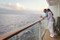 Couple Enjoying Cruise Ship Balcony