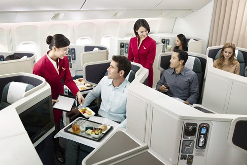Cathay Pacific Business Class Cabin (Photo: Cathay Pacific)
