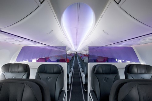 Interior Virgin 737-800 Business Class