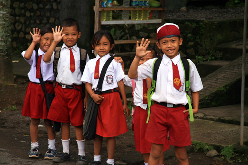 Bali School Kids