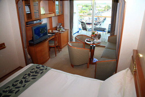 One Of The Category C Penthouse Suites on Regent Seven Seas Voyager
