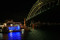 Vivid Festival Boat Cruises Under Harbour Bridge 	Photo: Ben Hall