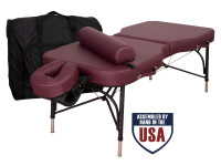 Oakworks Advanta Professional Massage Table Package- with carry case, platform, crescent, bolster and arm hammock