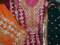  shop Gota Chiffon Party Wear Suits