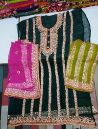 shop  Gota Chiffon Party Wear Suits