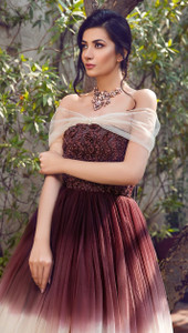 Threads & Motifs Brown Long dress