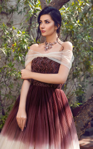 Threads & Motifs Brown Long dress