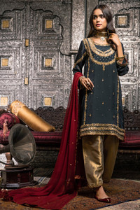 Pakistan Latest Zaaviay Designer Formal Wear Algeria 01