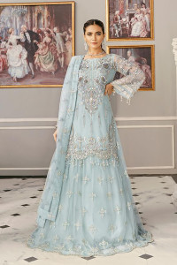 ladies Akbar Aslam Party Wear Collection England 01