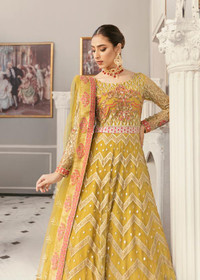 embroidered Akbar Aslam Party Wear Collection Italy 02
