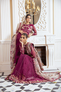 Shop Pareesia Formals Chiffon Suit Lahore 06