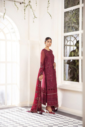 Branded Pareesia Formals Chiffon Suit USA 02