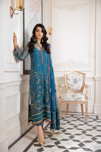 Ladies Pareesia Formals Chiffon Suit Reno 06