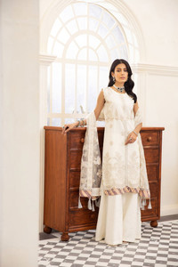 Embroidered Pareesia Formals Chiffon Suit Italy 05