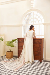 Embroidered Pareesia Formals Chiffon Suit Italy 04