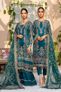 online shopping Pareesia Formals Chiffon Suit Taxes 01
