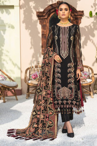 Pakistan Latest Pareesia Formals Chiffon Suit Pakistan 01