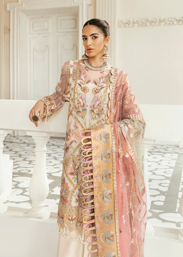 embroidered Akbar Aslam Party Wear Collection Bolivia 03