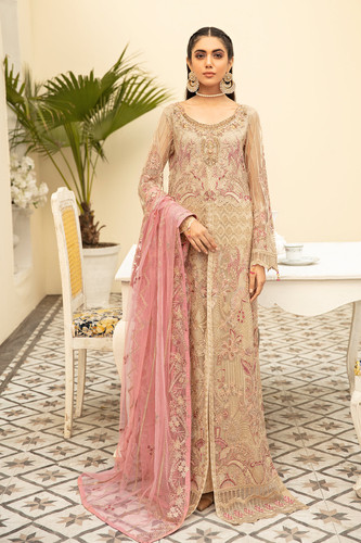 Embroidered Ramsha Party Wear Suits USA 02