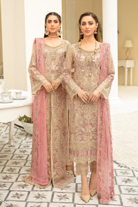 Embroidered Ramsha Party Wear Suits USA 01