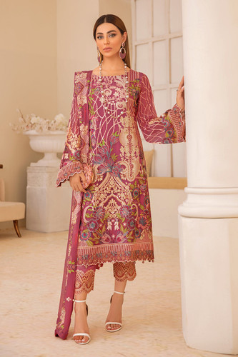 Custom Stitch Ramsha Party Wear Suits Monaco 01