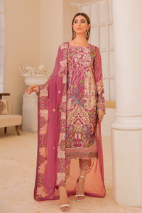 Custom Stitch Ramsha Party Wear Suits Monaco 02
