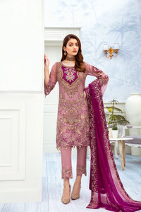 chiffon Ramsha Party Wear Suits Vancouver 01