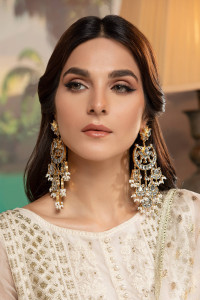 Jewelry Earring kundan chand-baali