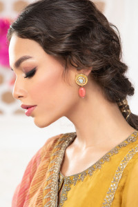  Jewelry earring Peach Quartz