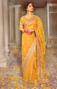Qalamkar Formal Sari Bradford