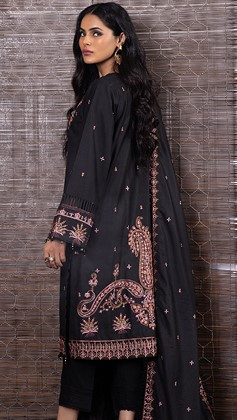 Gul Ahmed Winter Pashmina, Silk Velvet and Karandi Collection