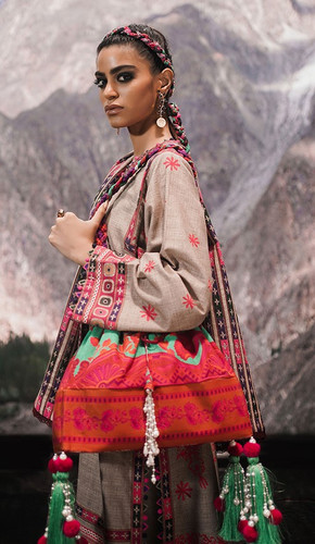 latest Sana Safinaz Mahay Winter Collection Birmingham