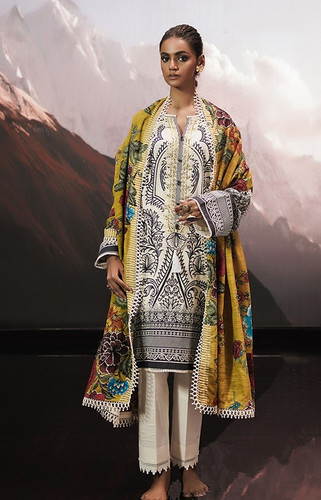 Sana Safinaz Mahay Winter Collection New Jercy