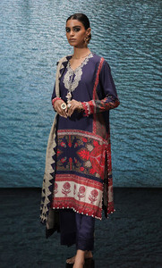  Sana Safinaz Mahay Winter Collection Columbus